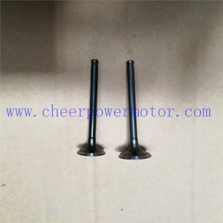 Vstupný a výstupný ventil motora motocykla s objemom 110 cm3